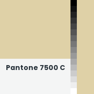 Color chip: Pantone 7500 C