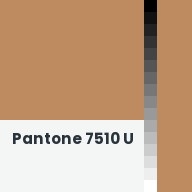Color chip: Pantone 7510 U