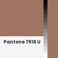 Color chip: Pantone 7516 U