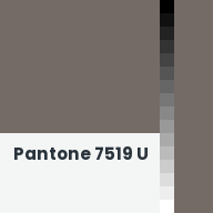 Color chip: Pantone 7519 U