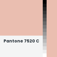 Color chip: Pantone 7520 C
