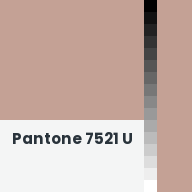 Color chip: Pantone 7521 U