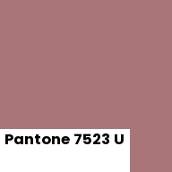 Color chip: Pantone 7523 U