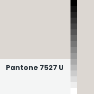 Color chip: Pantone 7527 U