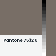 Color chip: Pantone 7532 U