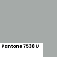 Color chip: Pantone 7538 U