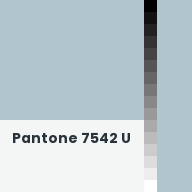 Color chip: Pantone 7542 U