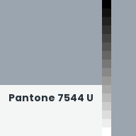 Color chip: Pantone 7544 U