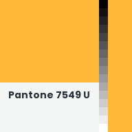 Color chip: Pantone 7549 U