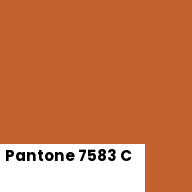 Color chip: Pantone 7583 C