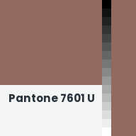 Color chip: Pantone 7601 U
