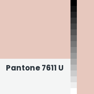 Color chip: Pantone 7611 U