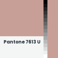 Color chip: Pantone 7613 U