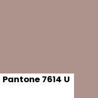 Color chip: Pantone 7614 U