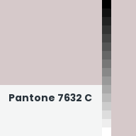 Color chip: Pantone 7632 C