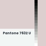 Color chip: Pantone 7632 U