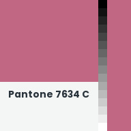 Color chip: Pantone 7634 C