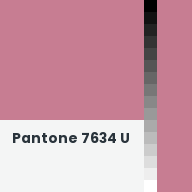 Color chip: Pantone 7634 U
