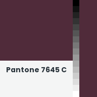 Color chip: Pantone 7645 C