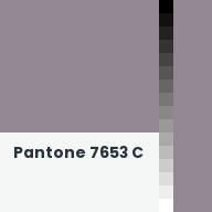 Color chip: Pantone 7653 C