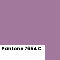 Color chip: Pantone 7654 C