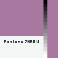 Color chip: Pantone 7655 U