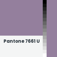 Color chip: Pantone 7661 U