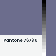 Color chip: Pantone 7673 U