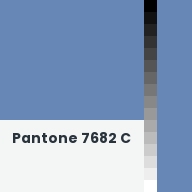 Color chip: Pantone 7682 C