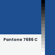 Color chip: Pantone 7686 C