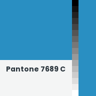 Color chip: Pantone 7689 C