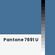 Color chip: Pantone 7691 U