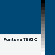 Color chip: Pantone 7693 C