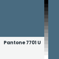 Color chip: Pantone 7701 U