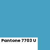 Color chip: Pantone 7703 U