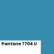Color chip: Pantone 7704 U