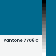 Color chip: Pantone 7706 C