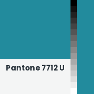 Color chip: Pantone 7712 U
