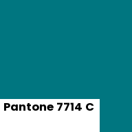 Color chip: Pantone 7714 C