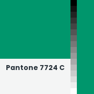 Color chip: Pantone 7724 C