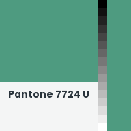 Color chip: Pantone 7724 U