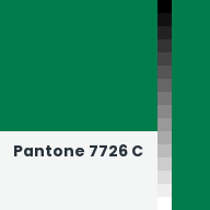 Color chip: Pantone 7726 C