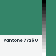 Color chip: Pantone 7726 U