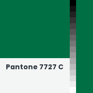 Color chip: Pantone 7727 C