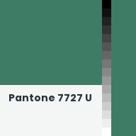 Color chip: Pantone 7727 U