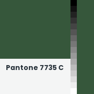 Color chip: Pantone 7735 C