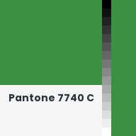 Color chip: Pantone 7740 C