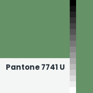 Color chip: Pantone 7741 U