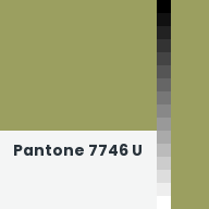 Color chip: Pantone 7746 U