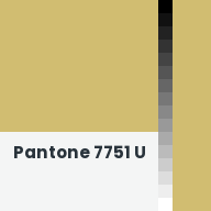 Color chip: Pantone 7751 U
